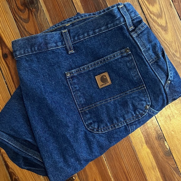 Carhartt B73-DST Jeans‎ 46x32 Loose Fit Double Front Logger Dungaree Workwear